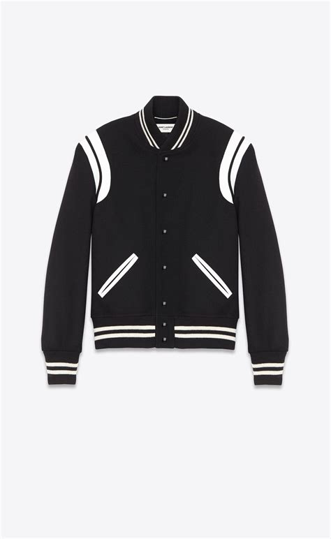 teddy jacket ysl nổi lên khi nào|Saint Laurent Teddy Jacket in Wool .